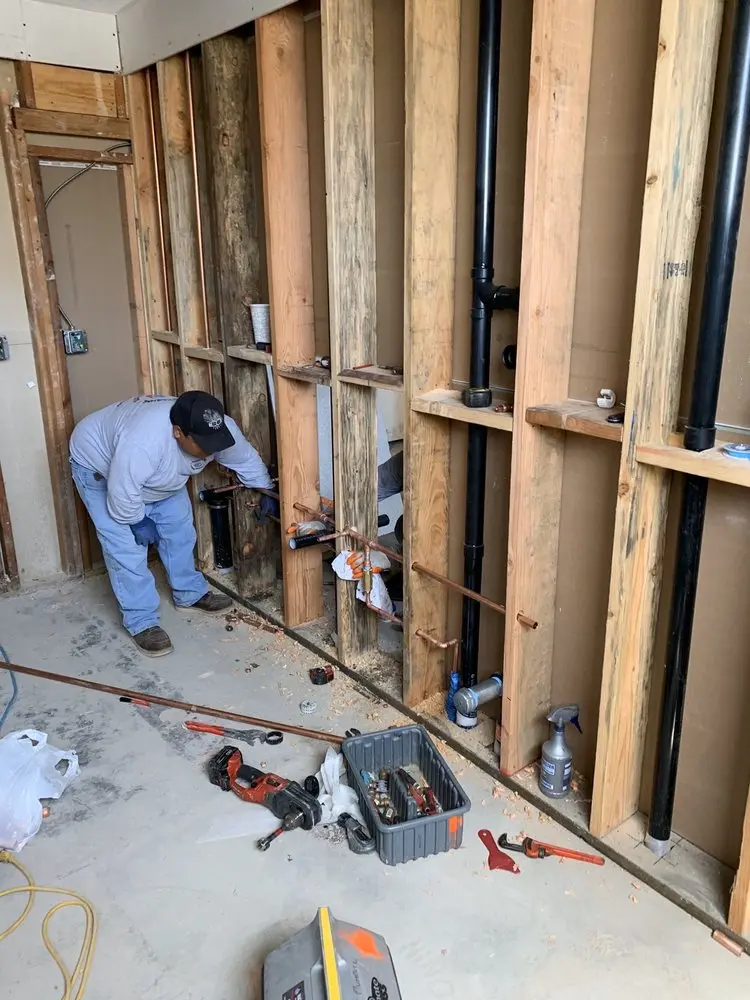 Commercial rough-in plumbing for Gas Line Repair in Morgantown